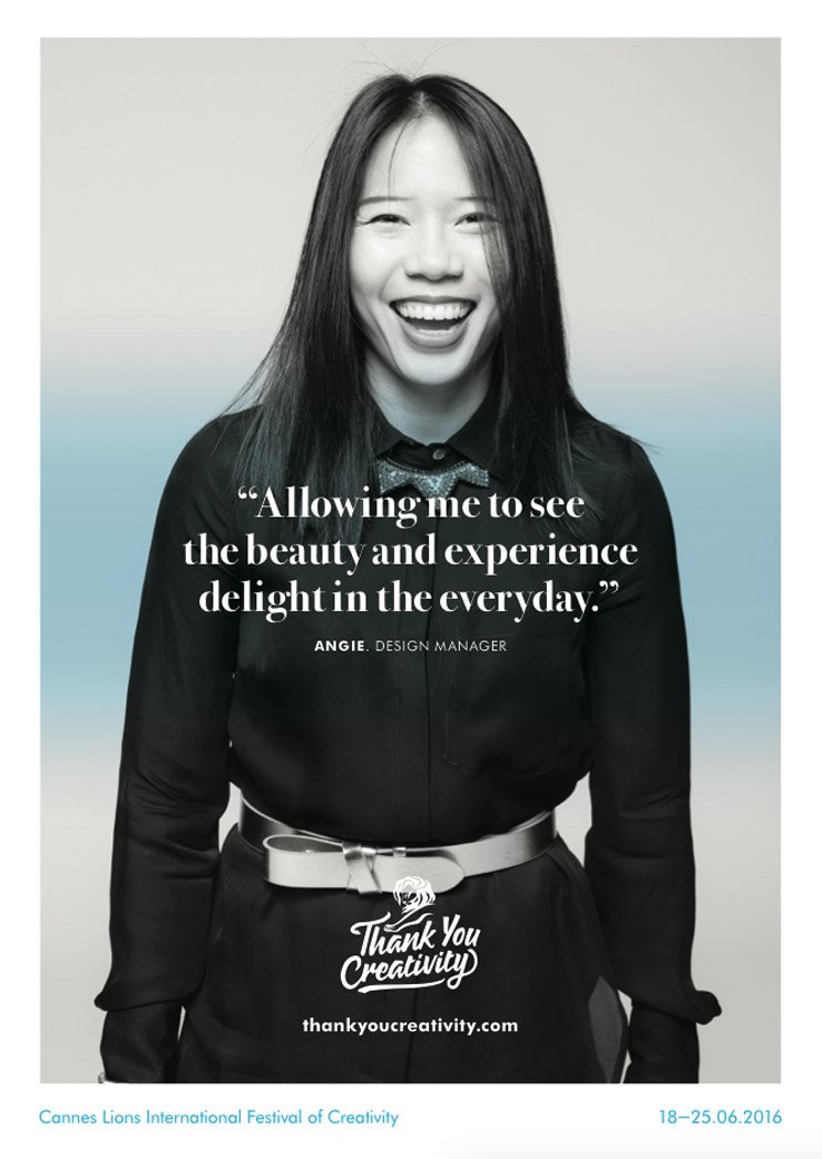 CannesPalais's tweet image. Les @Cannes_Lions disent merci à la créativité av la nouvelle campagne Thank you creativity bit.ly/1KHc5EL
