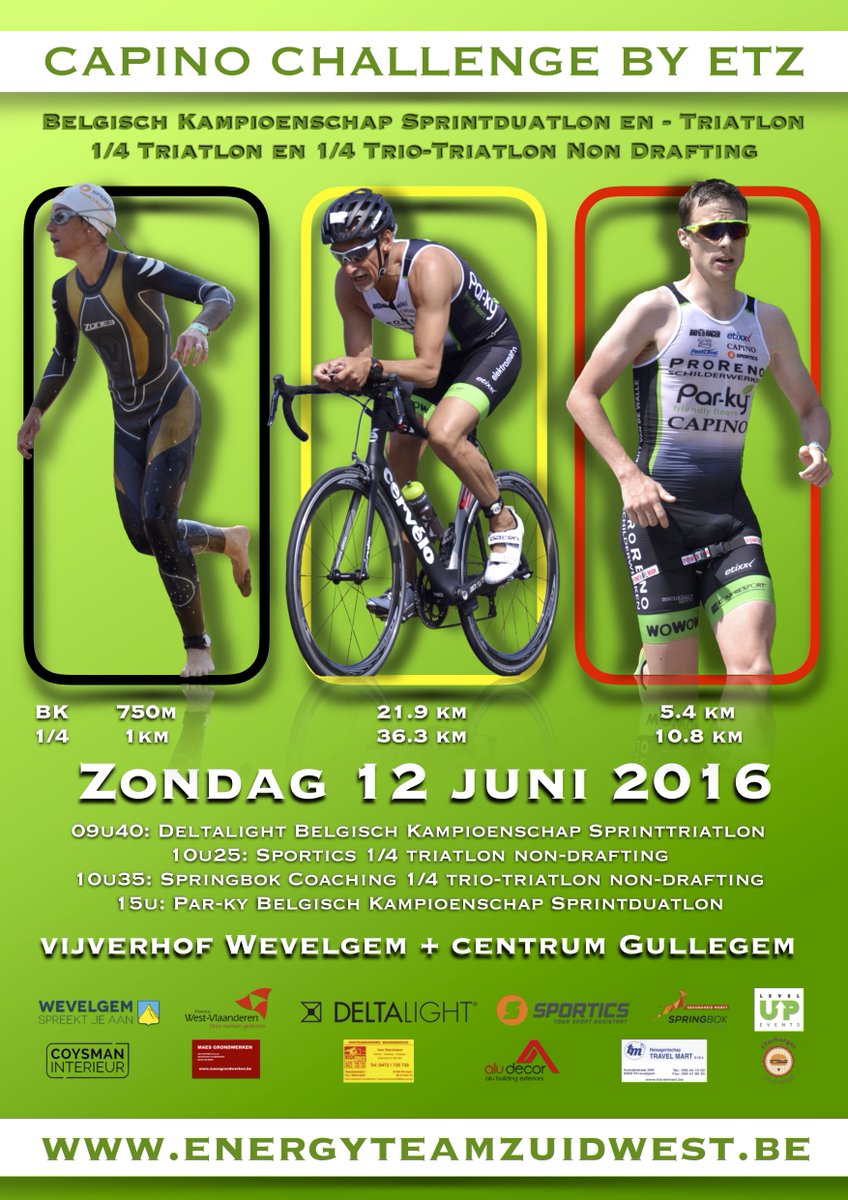 Capino Challenge by ETZ belooft spetterende editie te worden! #VoorElkWatWils <a href="/lieselotbossuyt/">Lieselot Bossuyt</a> <a href="/Vandewalle_V/">Vincent Van de Walle</a> #ETZ