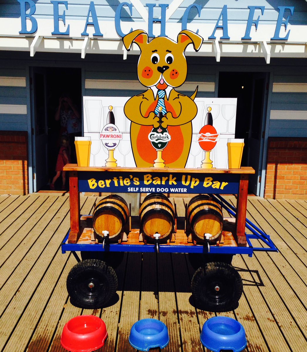GoodVetPetGuide's tweet photo. .@WellsBeachCafe #Norfolk Berties Bar offers a plentiful water supply 4 their K9 customers https://t.co/178B7YLfso https://t.co/Ap9hQSK5mu