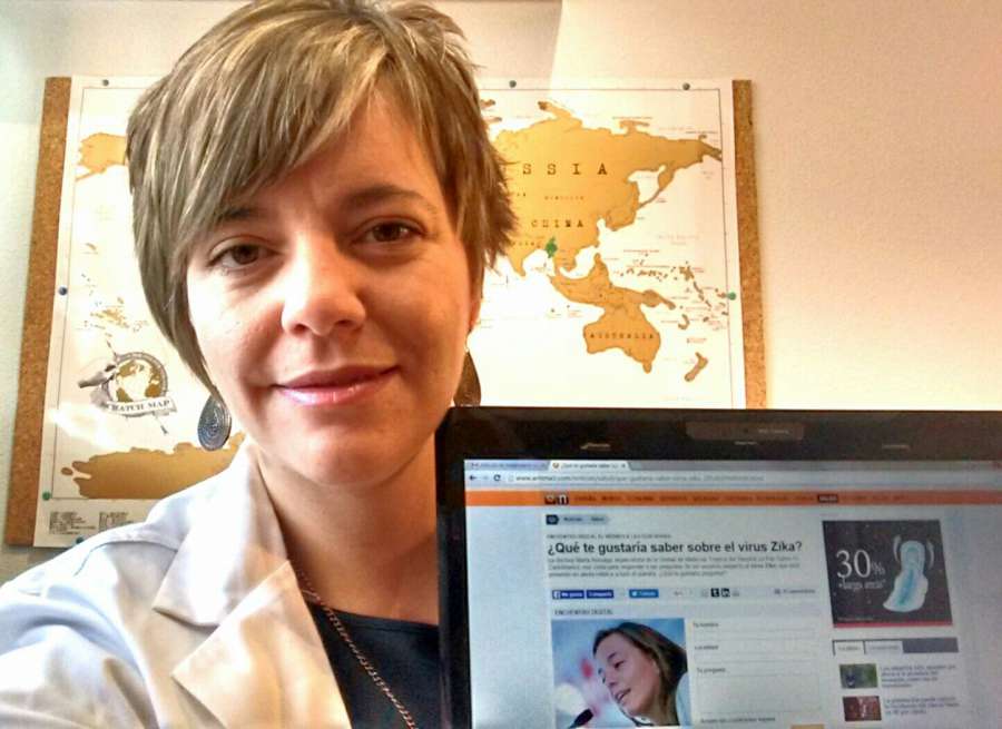 A3Noticias's tweet photo. La doctora Marta Arsuaga ya está respondiendo a vuestras preguntas sobre el #virusZika https://t.co/vEYQBpJ7U2 https://t.co/mO0OOYg21F