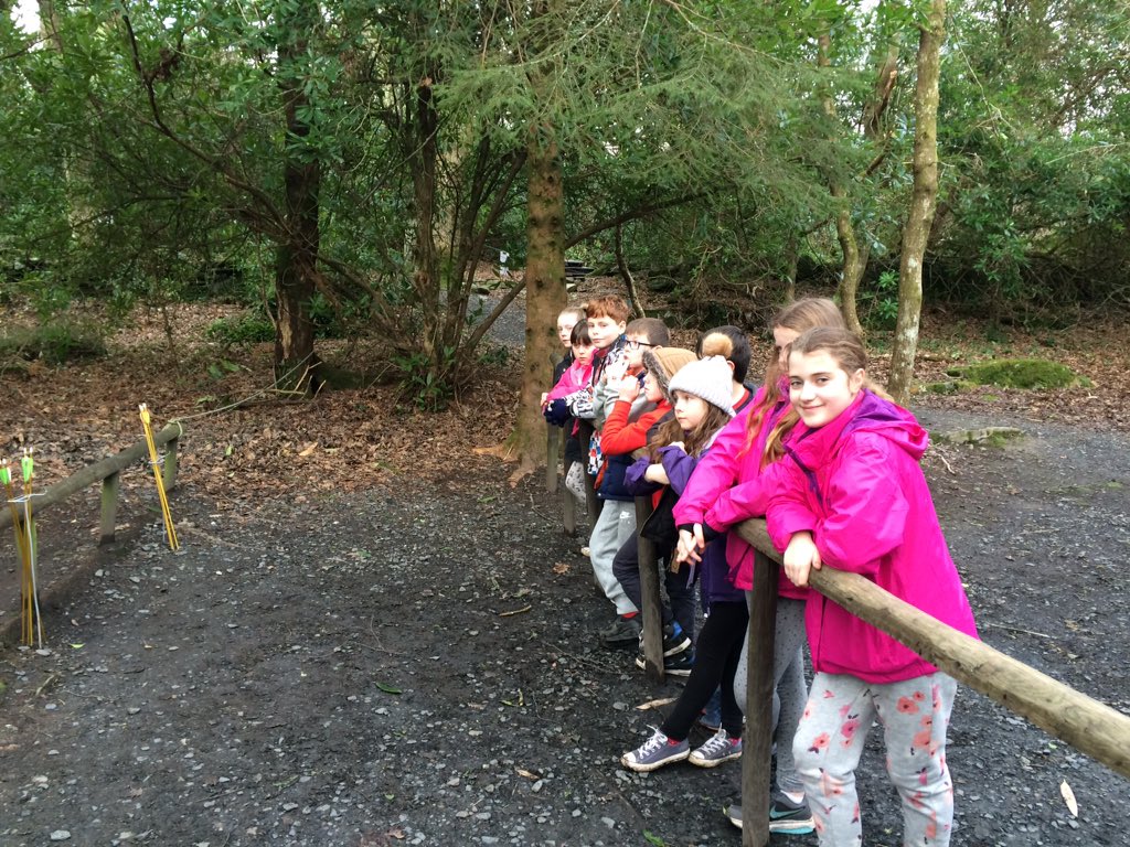 ourladystar6b's tweet photo. This morning, group A are out on the zip wire, group B are on the archery range and group C are on the low ropes! https://t.co/x7KrZspoA8