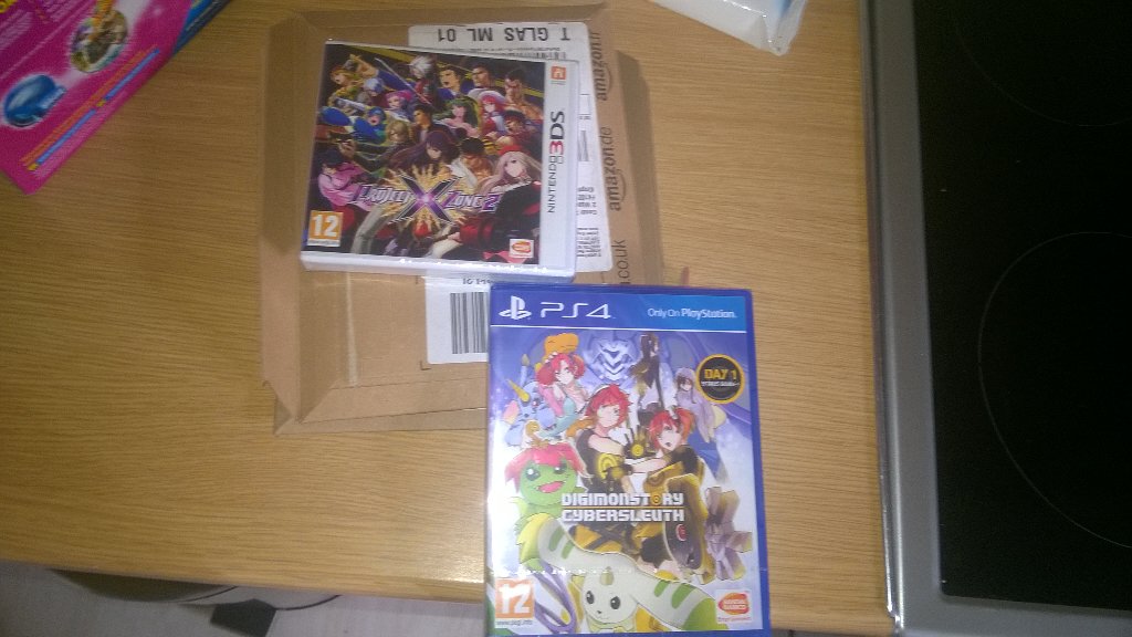 SaiyanNox's tweet photo. Two games from @BandaiNamcoUK. Kinda wanna buy a PS4 right this second #OperationDecode https://t.co/QRbiyglDY1