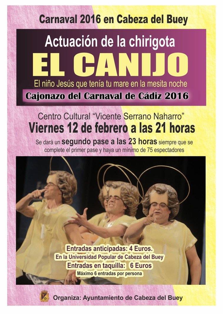 Esta noche os esperamos en BADAJOZ. Vamonos que nos vamos!!!! 👼✌