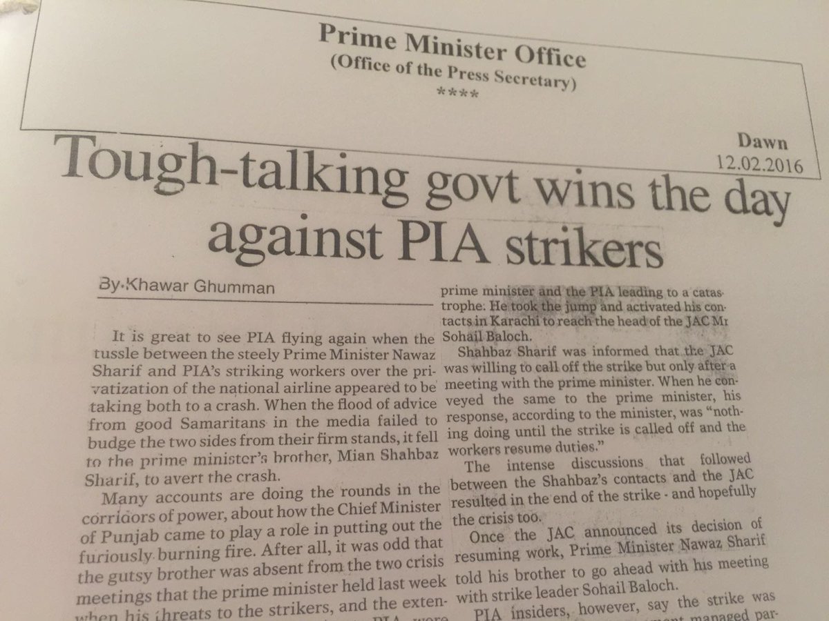 MaizaHameedMNA's tweet photo. #PIA #PIAStrike https://t.co/g5N4SzanQr