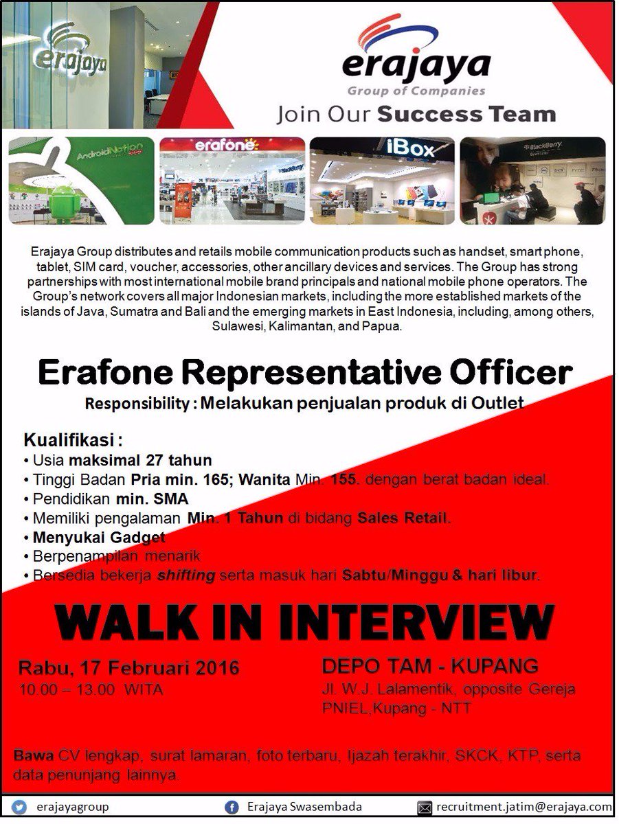 erajayagroup's tweet photo. Bersiap untuk warga Kupang! https://t.co/NeuVFtaDwC
