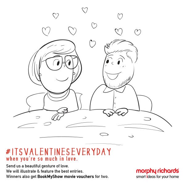 thefreejinn's tweet photo. #Contest @MorphyIndia 
#ItsValentinesEveryday when your love is so strong. 
Send ur gesture &amp; win BMS vouchers! https://t.co/iOGhYsHmtI