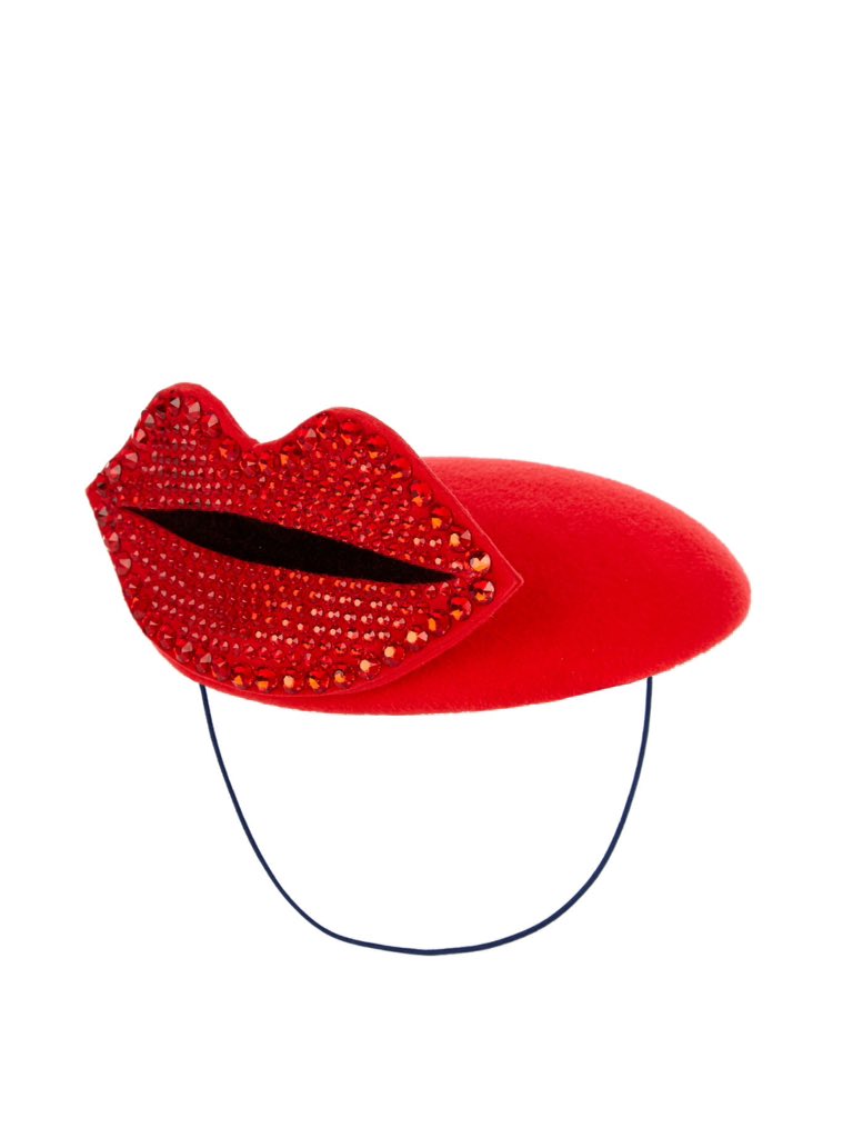 SoniaFFW's tweet photo. Love is in the HAir 👑 fun finds for a super special client @MATCHESFASHION #BenoitMissolin Bisous hat on sale 💋💥 https://t.co/NGgdJSnP2q