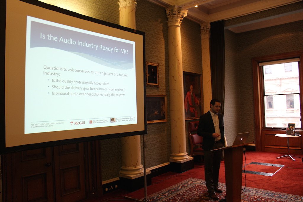 AES Audio for Games tweet media