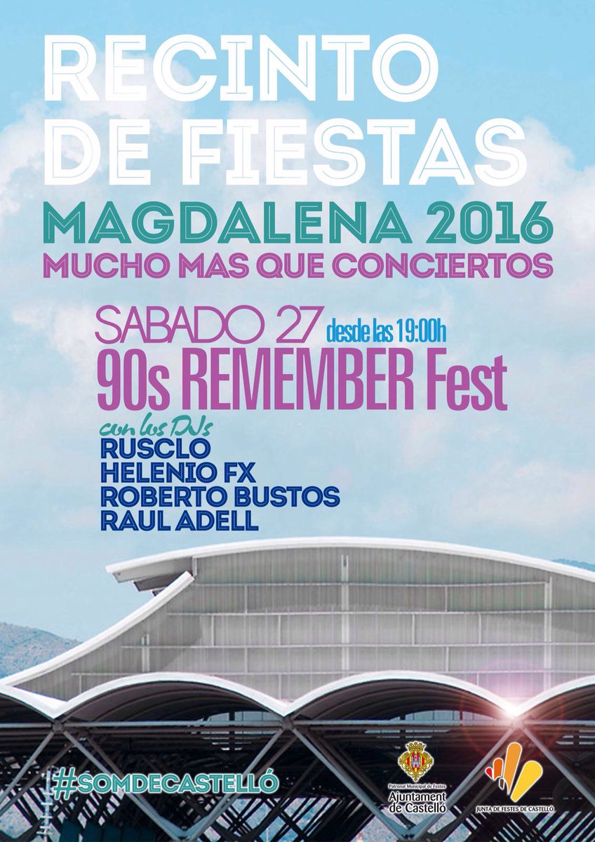 Rusclo's tweet photo. #SOMDECASTELLO #MAGDALENA2016 #REMEMBERFEST #remember #Rusclo #Robertobustos #Heleniofx #Rauladell https://t.co/reYGAGF4WJ