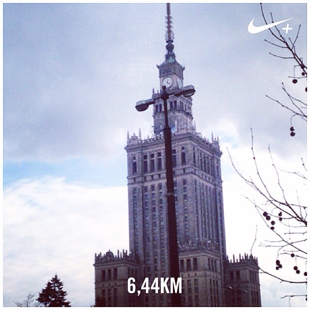 MartynaSkura's tweet photo. Hello #Warsaw. #Galentines weekend starts with good #run with #Nike_plus https://t.co/8udQll8tFy