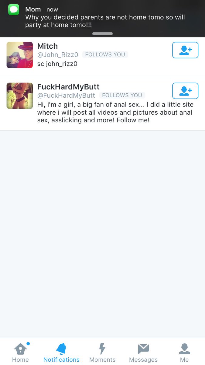 Ankit_Kat_Bar's tweet photo. This is why I can't be on Twitter. Like why did @FuckHardMyButt follow me 😒 smh. https://t.co/Ionhbpfivb