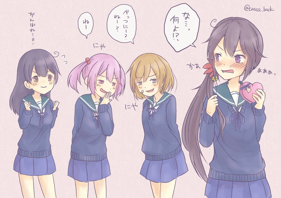 提督の元へ向かう直前の曙と、ゆかいな仲間たち 
