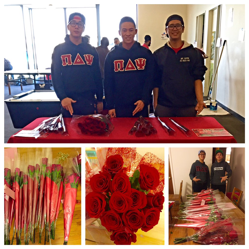 sju_pdpsi's tweet photo. Come get your roses at DAC 1st Fl.! We'll be here until 4pm! @StJohnsNow @StJohnsGreeks #stjohns #PiDeltaPsi https://t.co/EdsHHNLTpC