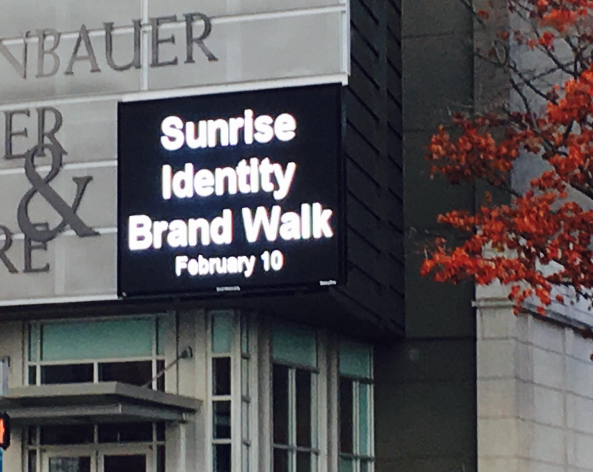SunriseIdentity's tweet photo. Thank you to everyone who attended Brand Walk! It was an amazing day with so many creative ideas! #SunriseBrandWalk https://t.co/oj3LWyQ49B