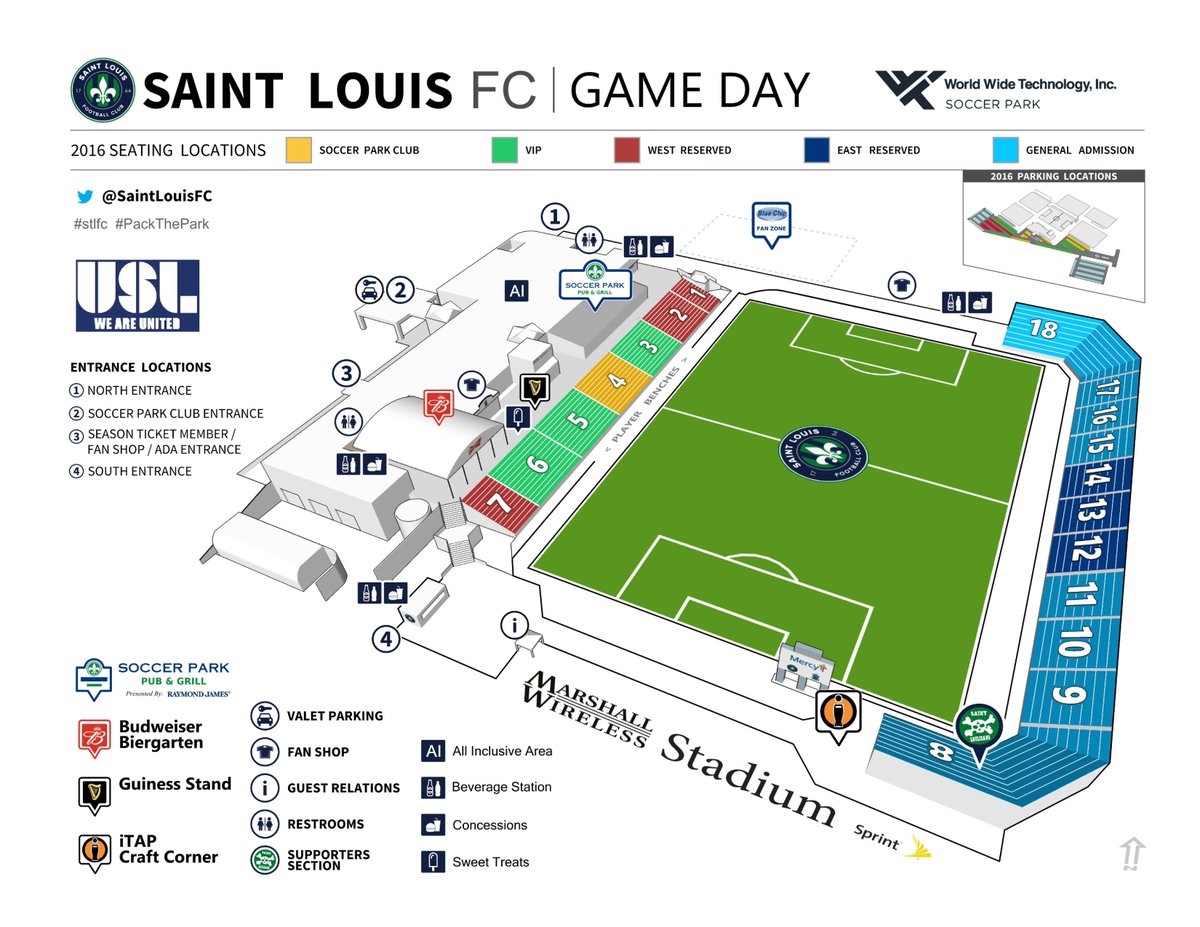 Saint Louis Seating Chart