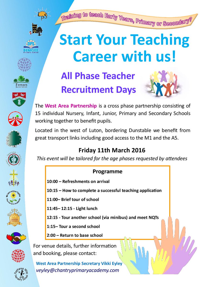 @EHU_Careers We've got another teacher recruitment day coming up - it was a great day last time!