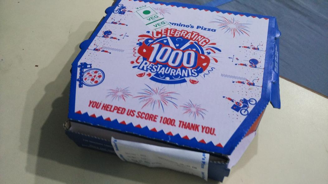 vins_baba's tweet photo. @dominos @dominos_India
What do you call a pizza with no cheese?? #Disappointed 
Invoice no. 137
Date:- 12-02-2016 https://t.co/T1hq6mNI7c