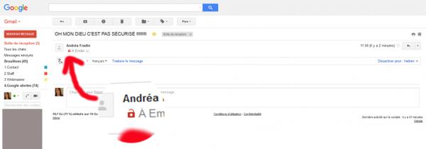 Limportant_fr's tweet photo. Nouveauté Gmail : «C’est quoi ces cadenas sur mes emails?» #chiffrement https://t.co/h1cxGgGWTr https://t.co/7hIxxXGig4