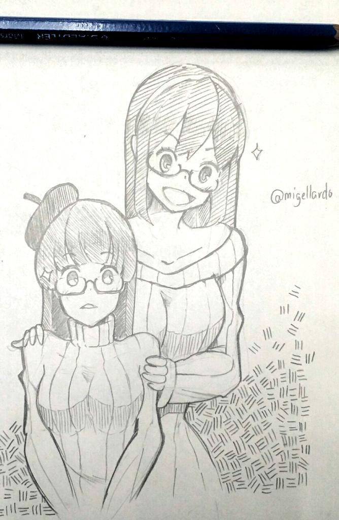 #艦これ版深夜の真剣お絵描き60分一本勝負
#艦これ版真剣お絵描き60分一本勝負_20160212
メガネが好き 
