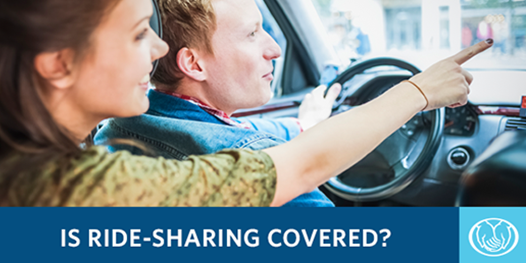 Allstate's tweet photo. You may not be covered if you drive for a #ridesharing company. Learn more: https://t.co/wBMXvBnoJv https://t.co/oEPCEssi4p