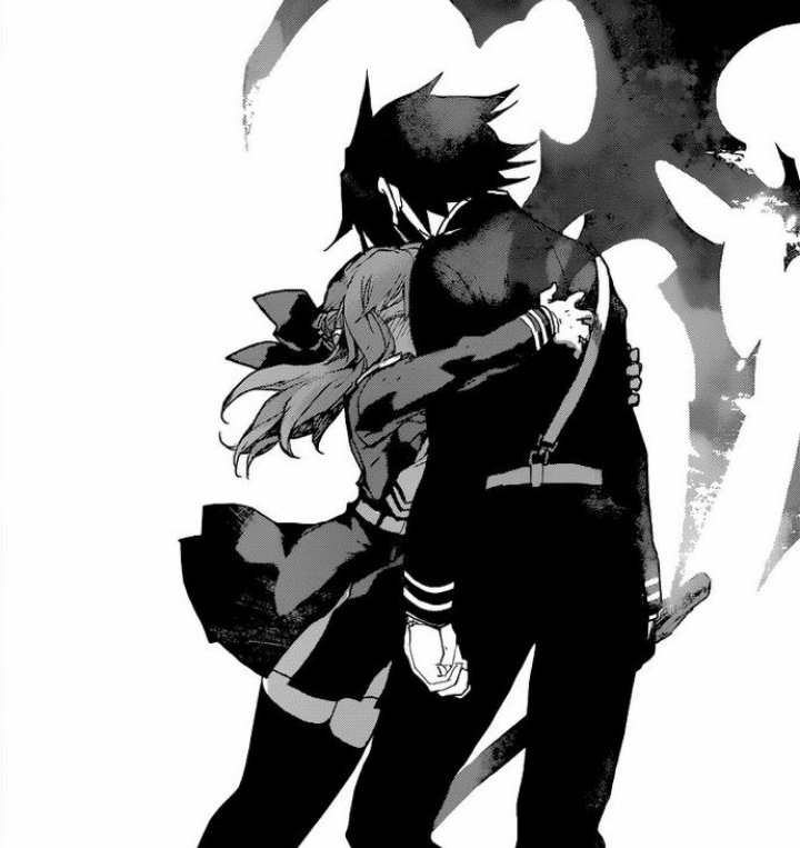 Yuichiro and Shinoa (Owari no Seraph)