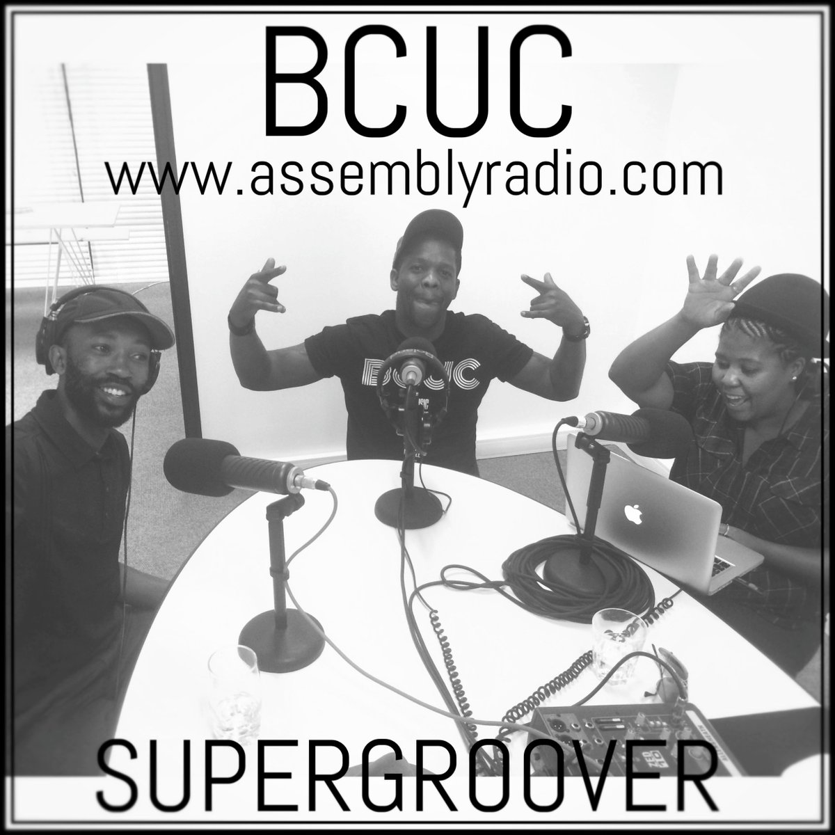AssemblyRadio's tweet photo. Catch @weRsupergroover NOW - We have BCUC in studio before @PSYCH_Night at @Assembly_ct - https://t.co/3F2lg8dIM8 https://t.co/SDGcQEwQMQ