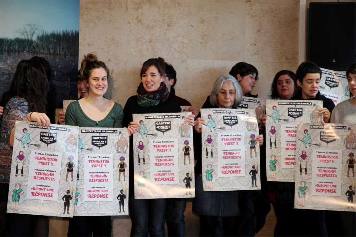 halabedi's tweet photo. Fotos de la rueda de prensa de hoy, anunciando la manifestación nacional del 9 de Abril en Gasteiz
#FeministokPrest https://t.co/Puo048TrGF
