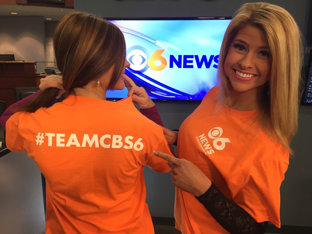 Kristen Luehrs on Twitter "TeamCBS6 tshirts arrived for members