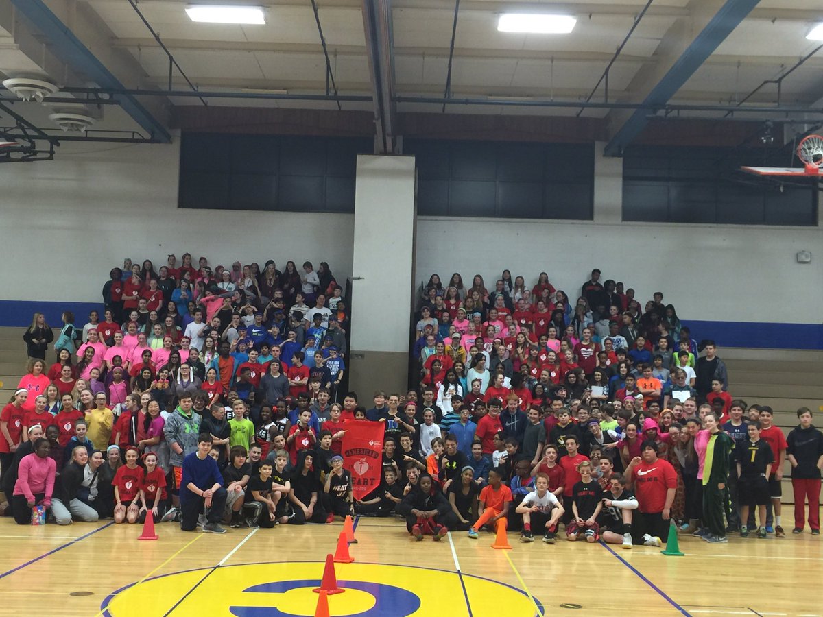CMS7Silver's tweet photo. 7th grade service project raising money for AHA! #survivorball #healthyheart https://t.co/6c3U4G9WuE