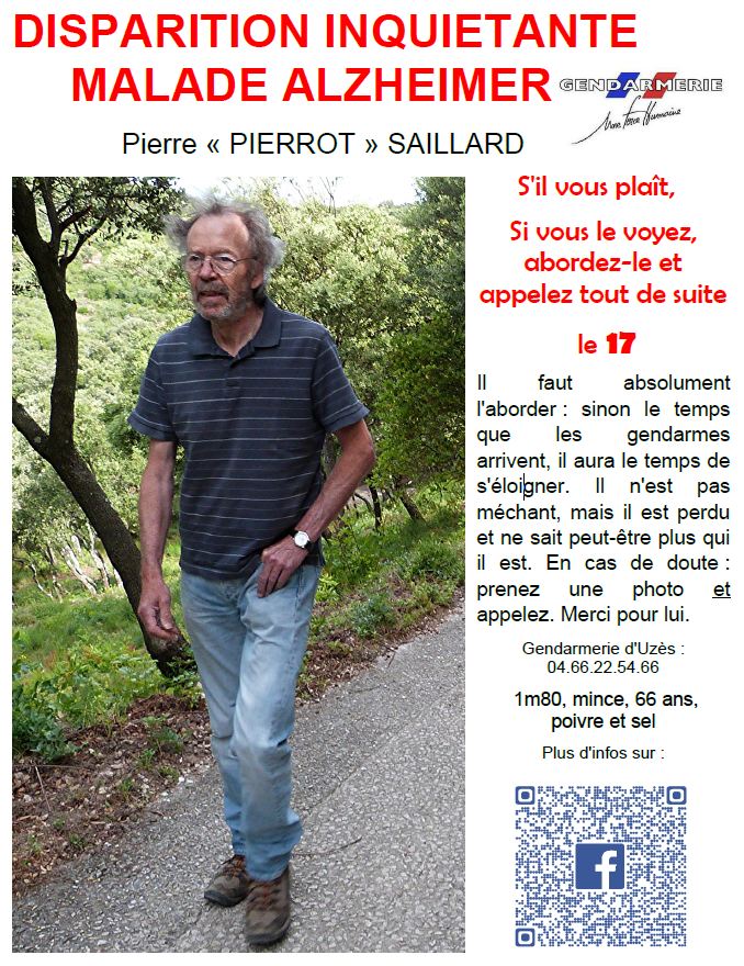 sybias's tweet photo. @Alexandra_Lamy AideznousSVP Disparition inquiétante depuis 6 mois #Appelàtémoins #Alzheimer https://t.co/JNqCAuOr6D https://t.co/1UWqQCBf9H