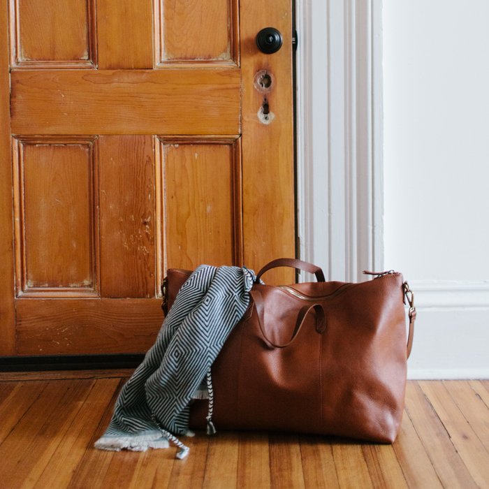 Madewell 2024 leather duffle