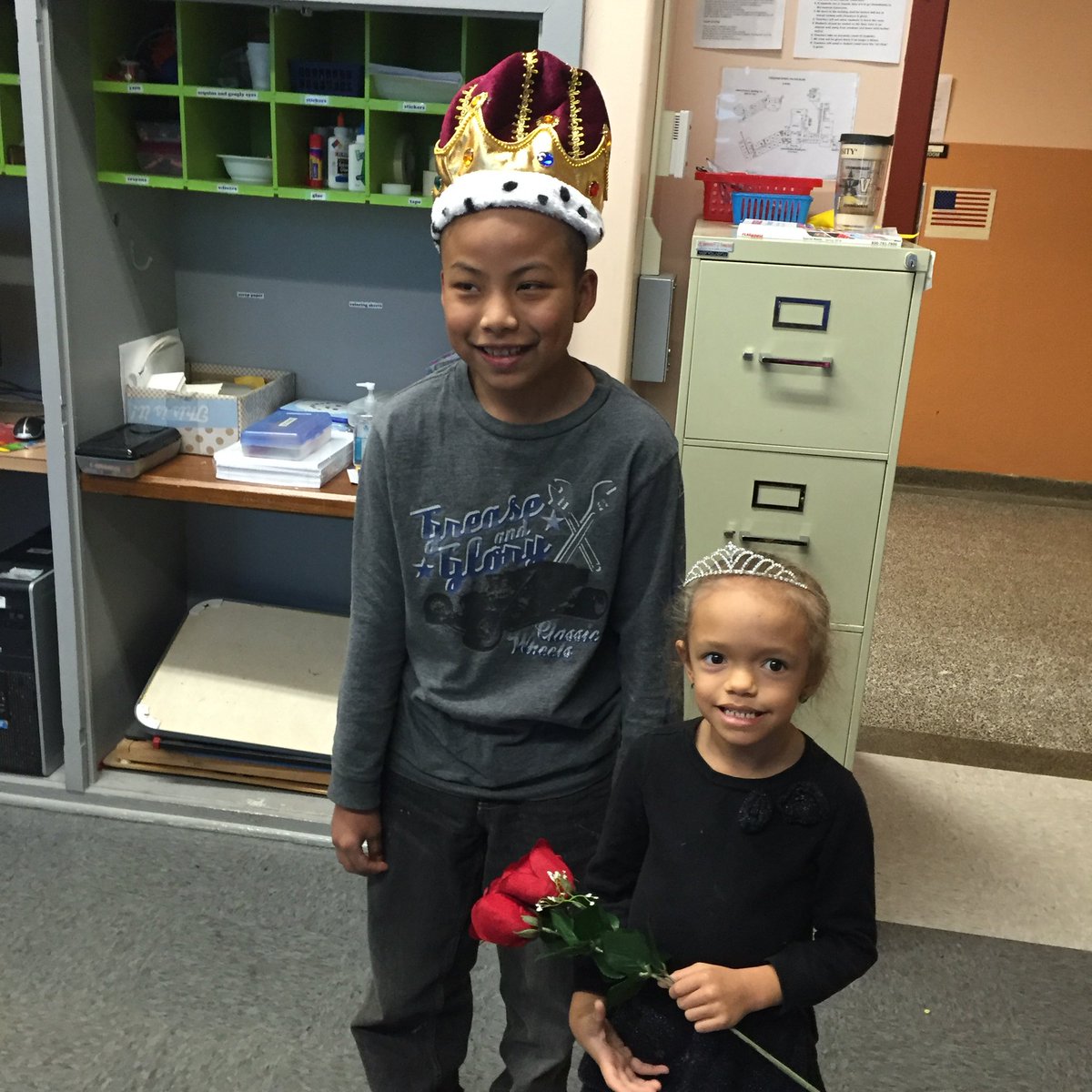 Crowned the Kingdom of Hearts Prince and Princess #Royalty #schoolfortheblind #studentcouncil #ValentinesDay