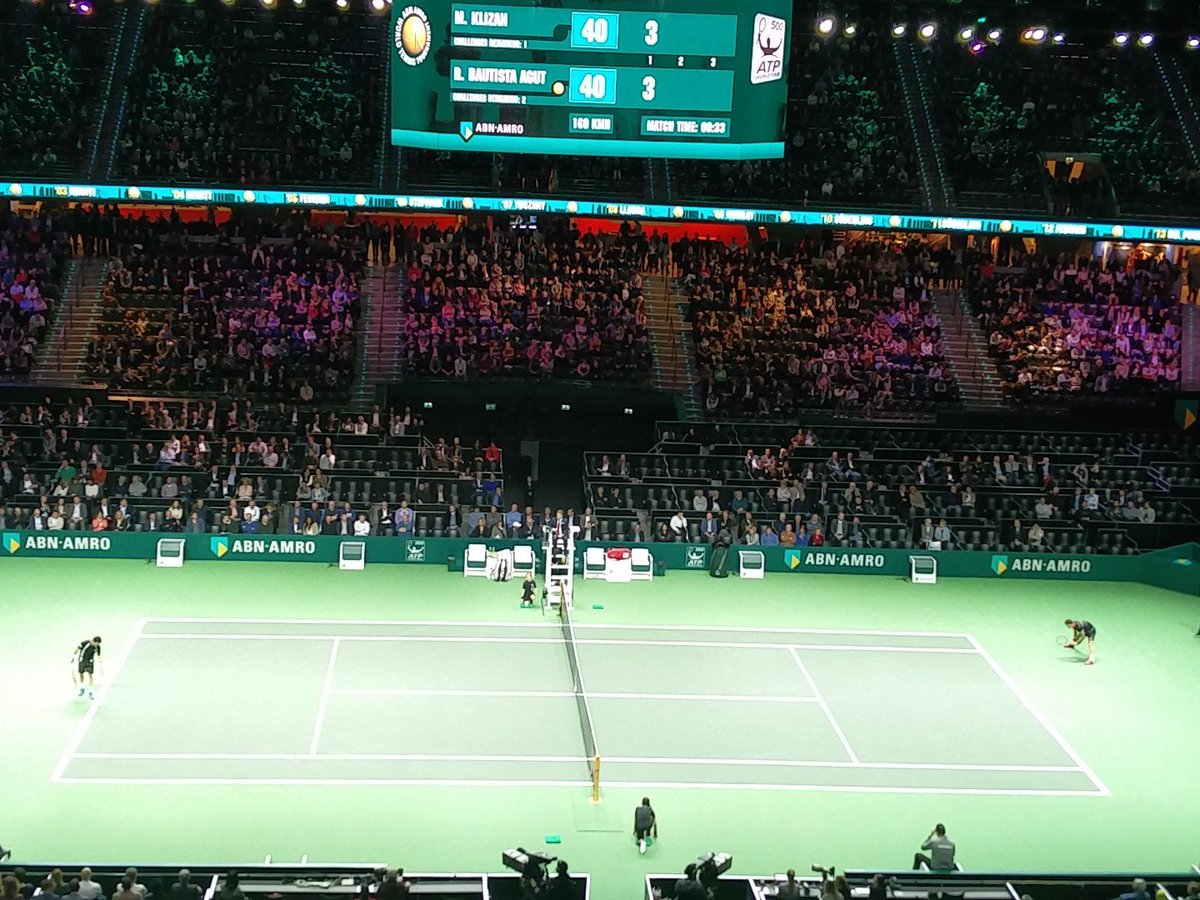 bnunesvicente's tweet photo. #goroberto #goklizan #greatgame #abnamrowtt 🎾🎾 https://t.co/p6DnVSU2QF