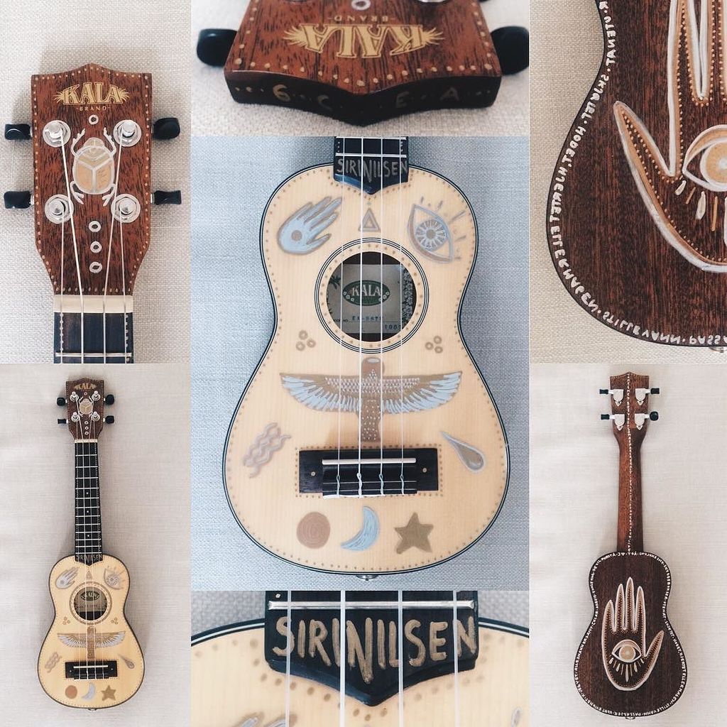 Fikk ikke gjort så mye kontorarbeid i dag da. #sharpie #kala #ukulele ift.tt/1TgcWPm