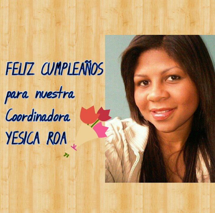 Felicitamos en su cumpleaños a nuestra coordinadora Ing.Yesica Roa. Para ella muchas bendiciones. <a href="/NUCLEOMETRO/">NUCLEO METRO DE MCBO</a>