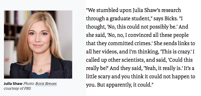 drjuliashaw's tweet photo. Turns out I have a random grad student to thank for getting me on @novapbs #MemoryHackers! https://t.co/AABCHNyOjr https://t.co/m1ecZv0P1z