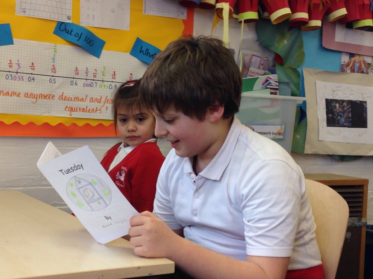 KG_Sydenham's tweet photo. #cobaltclass sharing their Tuesday writing with children from #goldclass 🐸🐸🐸 #year4 #writing #English https://t.co/IVXFOKcHNh