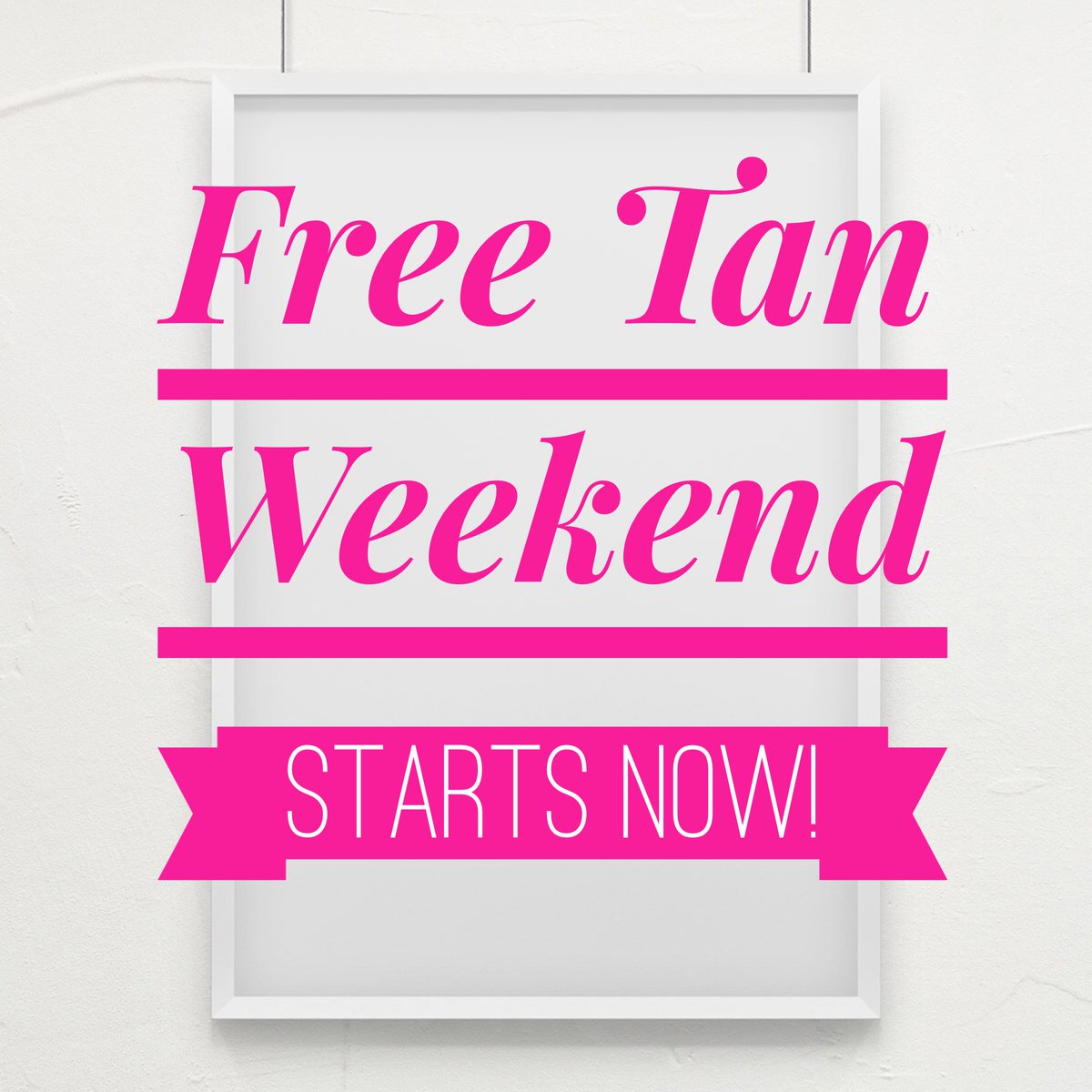 SunnysideTan's tweet photo. Doors are open!! Letโs get those booties warmed up!! โ๏ธ #freetanweekend #reptheside #staygolden #comewarmup https://t.co/sWxnaIBab3