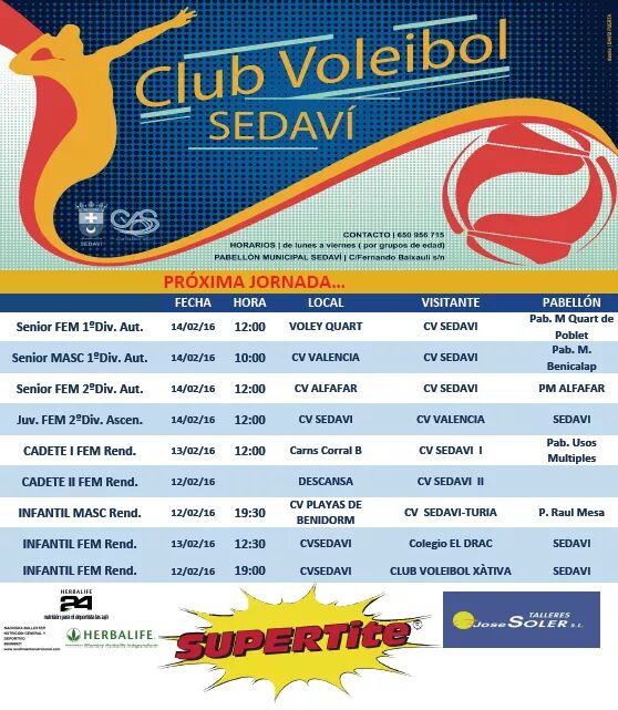 Club Voleibol Sedavi (@cvsedavi) on Twitter photo 
