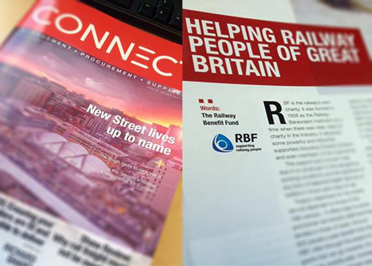 RBF1858's tweet image. Look out for our piece in @RailConnect discussing how we help, and why we are relevant in today's #rail industry