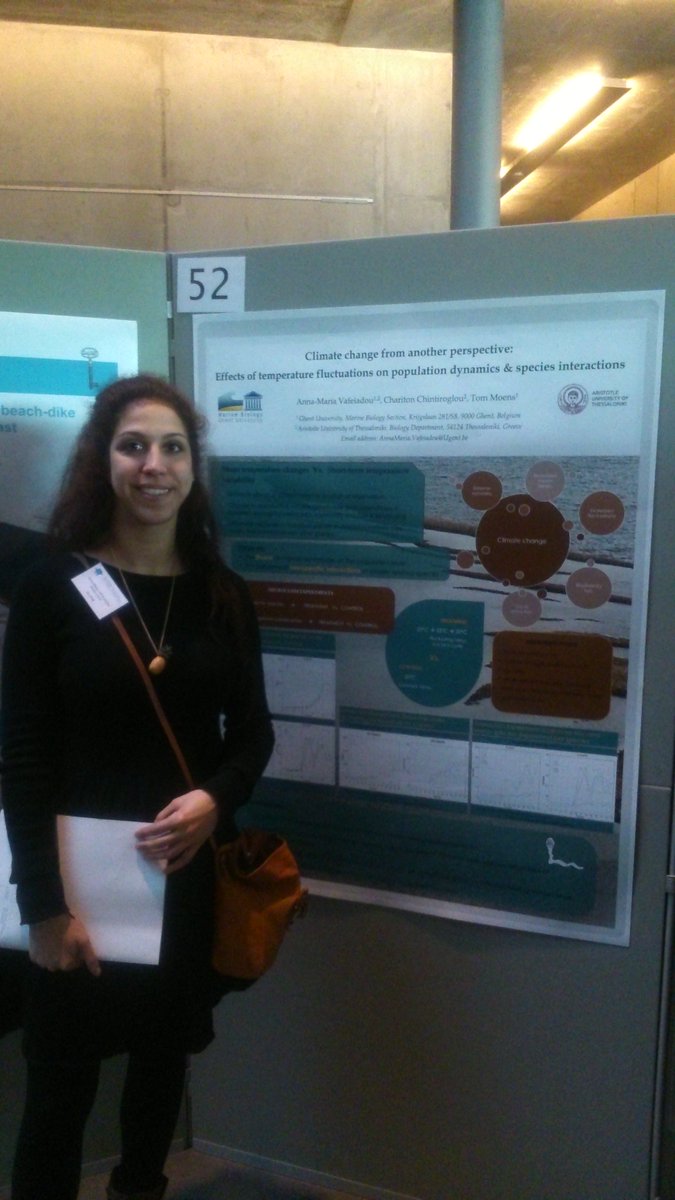 AVafeiadou's tweet photo. Happy to present my poster at Vliz Marine Scientists Day #vmsd2016 at VIVES Brugge https://t.co/PQo2pxfuzu