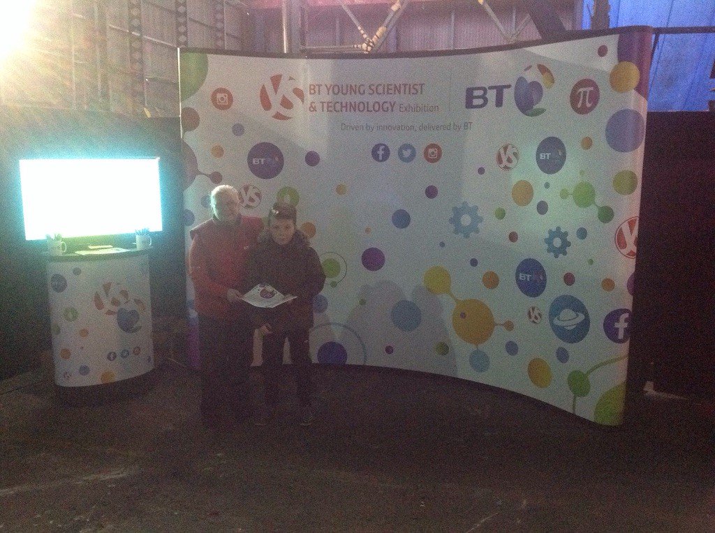 ginakel2008's tweet photo. Our @BTYSTE red coats setting up at Future2016 @TitanicBelfast this morning #CodeNotMagic #BTYSTE @btinireland https://t.co/CKTjeN46Q2