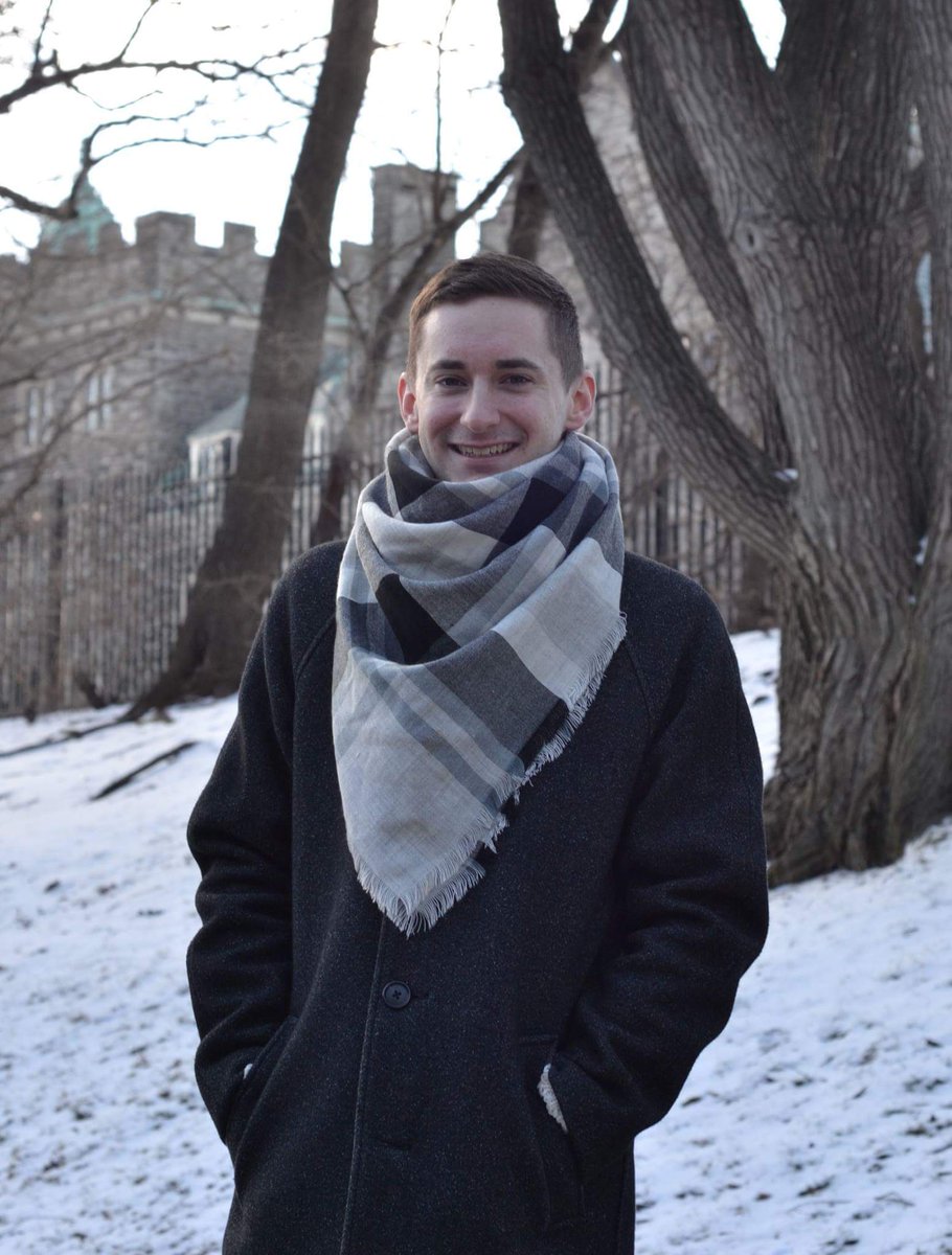 UofTTrombone's tweet photo. Meet Jack! He's from Edmonton originally, is in his 4th year, and loves dogs. (He also runs this twitter account 🙈) https://t.co/M6fxdSIsMq