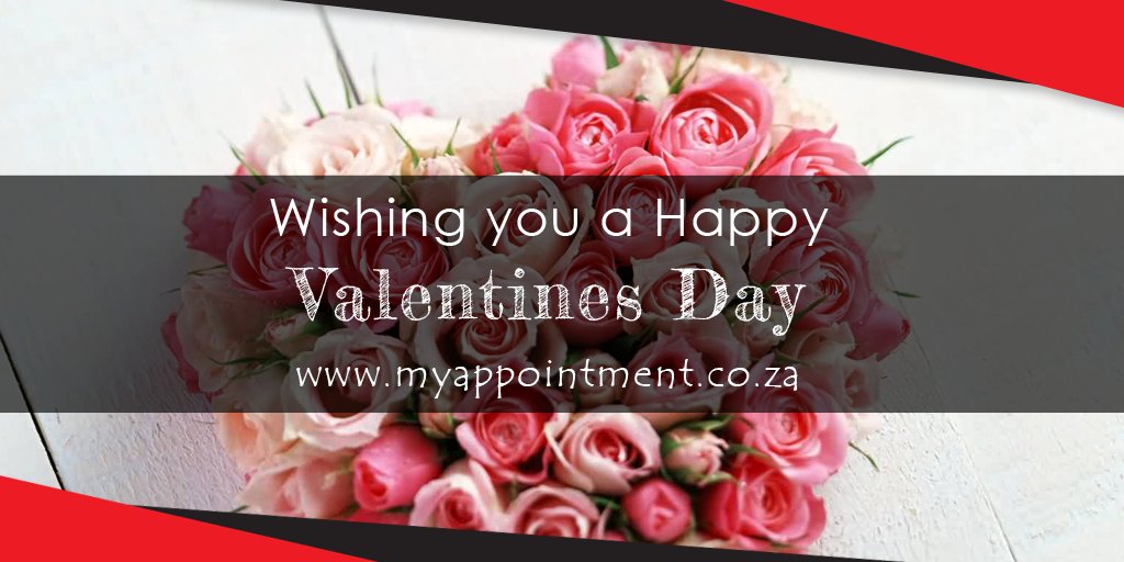 My_Appointment's tweet photo. From our hearts to yours, My Appointment would like to wish you a Happy #ValentinesDay! https://t.co/UbOJUTnc1L