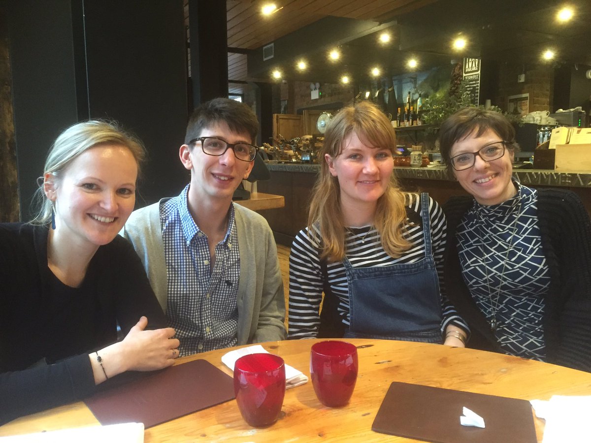 SaraEMole's tweet photo. Tapas lunch at #camimo #kings cross to mark Dr Julia joining @SaraEMole lab and Dr Sophia's thesis #battendisease https://t.co/yFKkjVGvZd