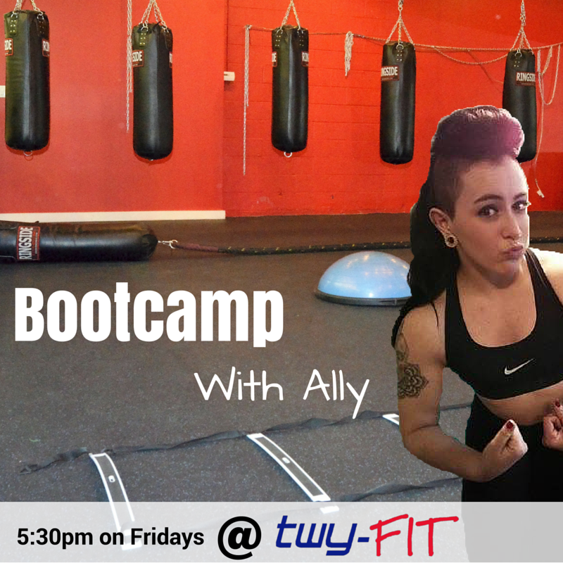 #Bootcamp with Ally tonight, class starts at 6:30pm. See you all there. #FitFam #TwyFit #FitnessClasses