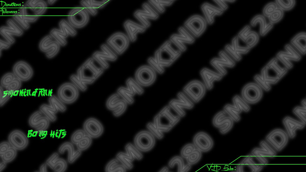 SmokinDank5280's tweet photo. #Twitch Overlays #CustomMadetoOrder Simple camera frames or as much as you need displayed. https://t.co/NoXFb9gJCM