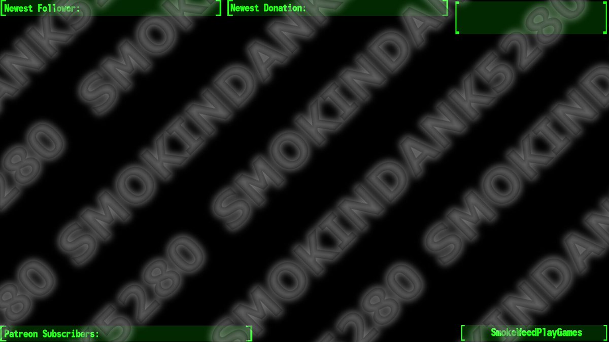 SmokinDank5280's tweet photo. #Twitch Overlays #CustomMadetoOrder Simple camera frames or as much as you need displayed. https://t.co/NoXFb9gJCM