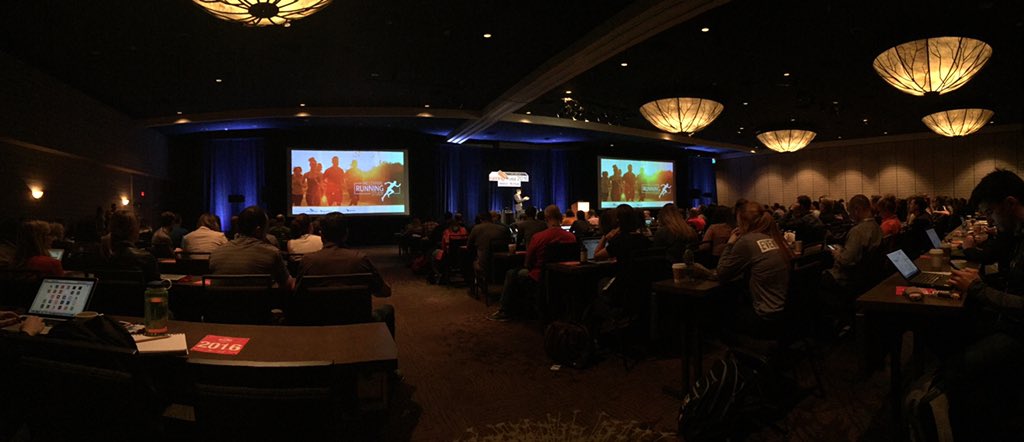 kimbaaay's tweet photo. THRILLED for @achieve_consult and @racepartner to release the Millennial #RunStudy at #RUSA16 this morning! https://t.co/hdVSUJbu2C