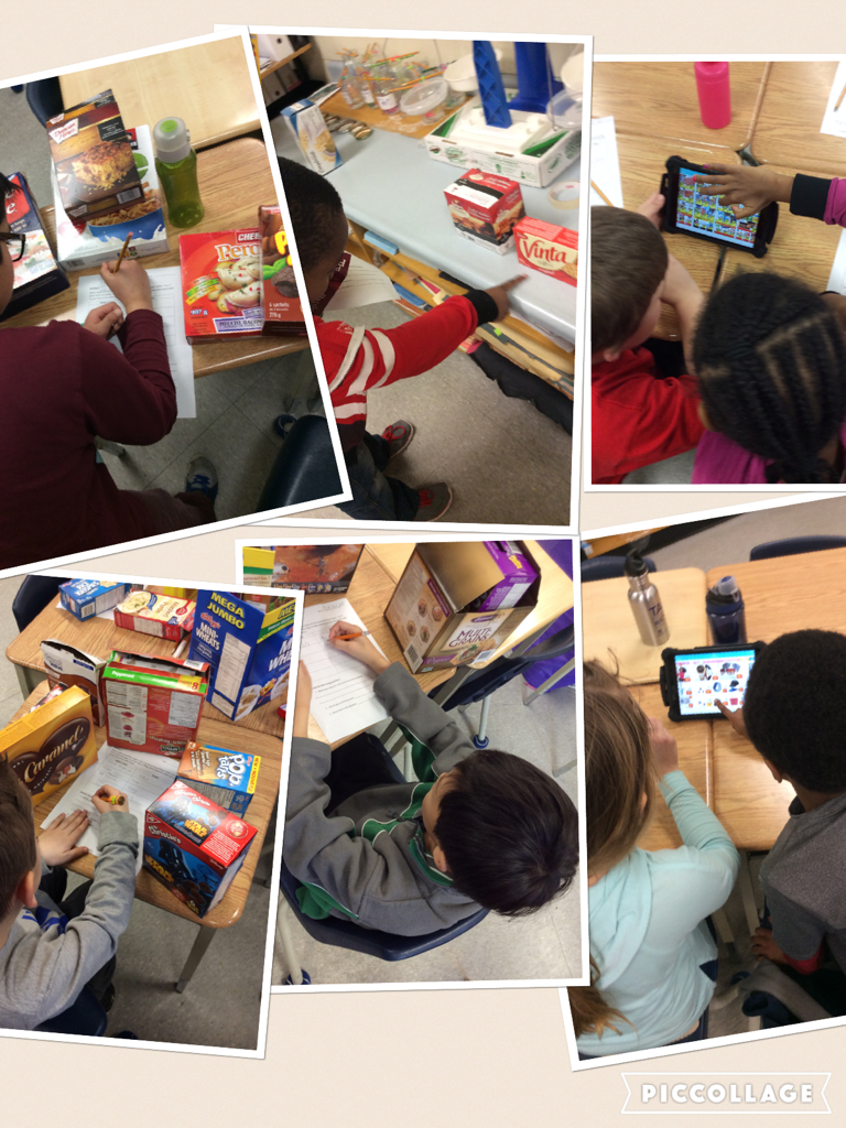 madameacole's tweet photo. Grade 3/4 is shopping and price matching. Finding the best deal by weight! https://t.co/Nrp6S0lmT0 https://t.co/CmWdwrIflM